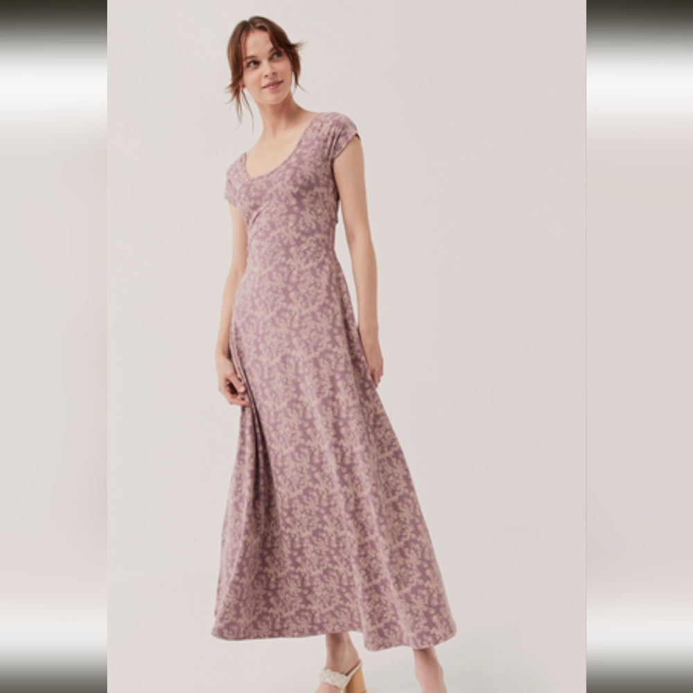 Fit & Flare Crossback Maxi dress